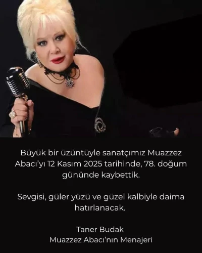 Muazzez Abacı hayatını kaybetti
