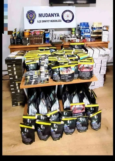 Mudanya&rsquo;da ka&ccedil;ak t&uuml;t&uuml;n operasyonu...
