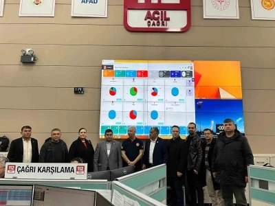 Muğla 112 Acil &Ccedil;ağrı Merkezi muhtarları ağırladı
