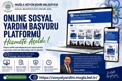 Muğla B&uuml;y&uuml;kşehir sosyal yardım başvurularını dijitale taşıdı
