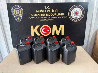 Muğla&rsquo;da bayram tatili &ouml;ncesi sahte alkol operasyonu
