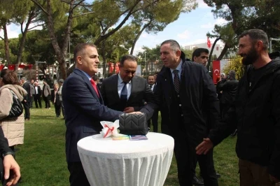 Muğla&rsquo;da bayramlaşma t&ouml;reni yapıldı
