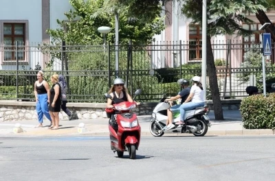 Muğla&rsquo;da bir ayda 1641 motosiklet trafiğe &ccedil;ıktı
