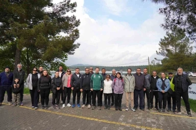 Muğla&rsquo;da &ouml;ğretmenler doğa y&uuml;r&uuml;y&uuml;ş&uuml;nde buluştu

