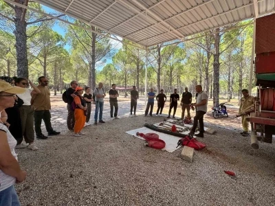 Muğla&rsquo;da orman yangın g&ouml;n&uuml;ll&uuml;s&uuml; eğitimleri devam ediyor

