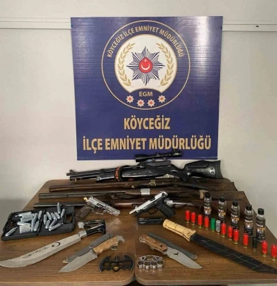 Muğla’da ruhsatsız silah operasyonu
