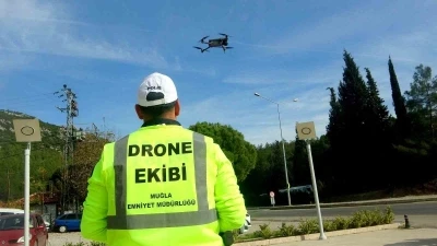 Muğla’da trafik denetimlerinde &quot;drone&quot; dönemi
