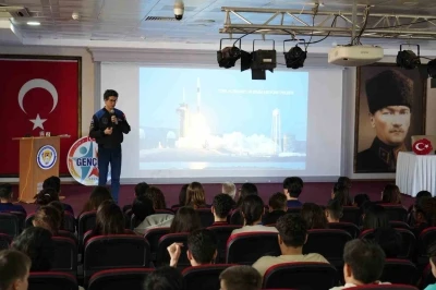Muğla&rsquo;da uzay r&uuml;zgarı T&uuml;rkiye&rsquo;nin ikinci astronotu Atasever gen&ccedil;lerle buluştu
