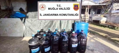 Muğla&rsquo;da yenil yıl &ouml;ncesi 1 ton 235 litre ka&ccedil;ak i&ccedil;ki ele ge&ccedil;irildi
