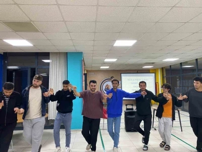 Muğla erkek öğrenci yurdunda &quot;Biz Bize Moral Gecesi&quot; ile akademik stres atıldı
