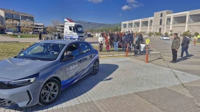 Muğla İl Milli Eğitim M&uuml;d&uuml;r&uuml; &Ccedil;ay, MTSK sınav sahasında incelemelerde bulundu
