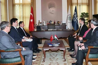 Muğla ile Macaristan arasında iş birliği g&uuml;ndemi
