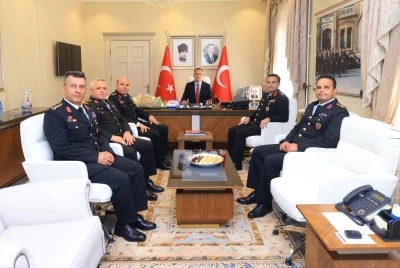 Muğla Valisi Akbıyık,  Jandarma&rsquo;yı ağırladı
