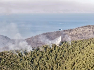 Muğla yangını b&uuml;y&uuml;k &ouml;l&ccedil;&uuml;de kontrol altında

