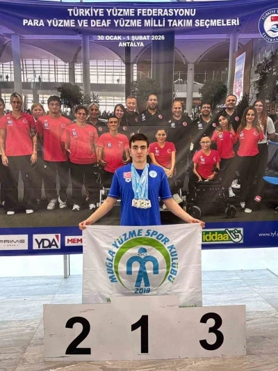 Muğlalı sporcu Akpınar, Antalya&rsquo;da madalyaları topladı
