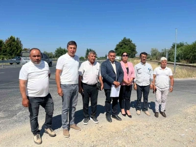 Muhtarlardan karayollarına ref&uuml;j tepkisi
