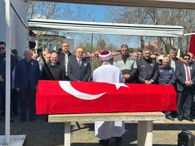 Muratlı&rsquo;da gazi polis i&ccedil;in son g&ouml;rev
