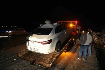 Muş-Bing&ouml;l kara yolunda otomobil ata &ccedil;arptı: 7 yaralı
