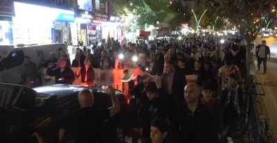 Muş’ta binlerce kişiden Gazze’ye destek gösterisi
