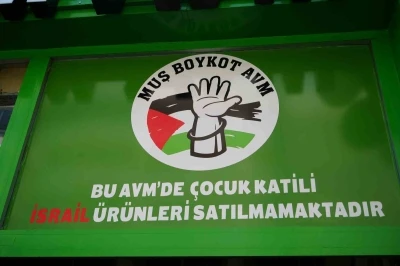 Muş&rsquo;ta boykot &uuml;r&uuml;nlerini raflarına almayan yeni market hizmete a&ccedil;ıldı
