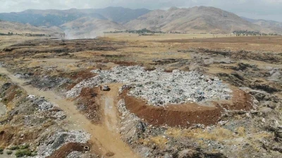 Muş’ta çöp döküm alanına tepki
