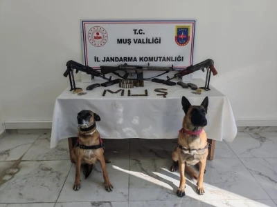 Muş’ta ruhsatsız 3 uzun namlulu silah ele geçirildi
