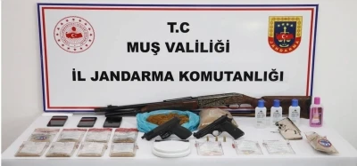 Muş&rsquo;ta uyuşturucu operasyonu: 2 kişi tutuklandı
