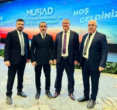 M&Uuml;SİAD Muğla, 2025 değerlendirmesi ve 2026 beklentileri programına katıldı

