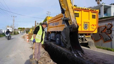 MUSKİ, Bodrum&rsquo;un tamamına su sağlayacak kuzey ring hattı &ccedil;alışmalarına başladı
