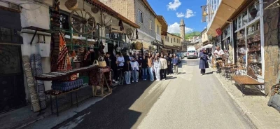 Muşlu &ouml;ğrenciler tarihi mekanları yerinde inceledi

