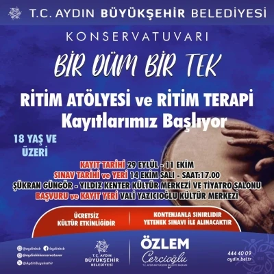 Müziğin ritmi Büyükşehir Belediyesi ile Aydın’da atacak
