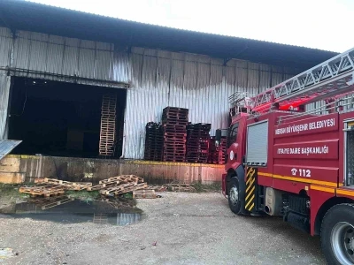 Narenciye fabrikasında yangın &ccedil;ıktı, &ccedil;ok sayıda ekip m&uuml;dahale etti
