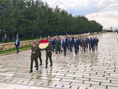 NATO heyetinden Anıtkabir&rsquo;e ziyaret
