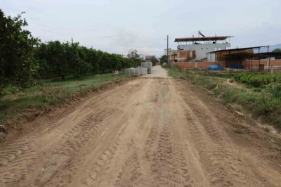 Nazilli Belediyesi’nden Bereketli’de yol çalışması
