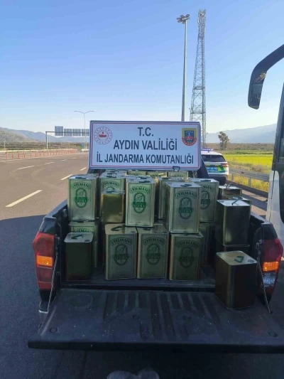 Nazilli&rsquo;de 1 milyon TL değerinde taklit zeytinyağı ele ge&ccedil;irildi
