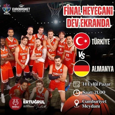 Nazilli’de final heyecanı dev ekranda yaşanacak
