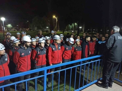Nazilli&rsquo;de habersiz afet tatbikatı

