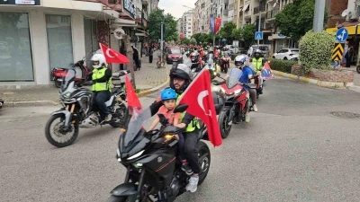 Nazilli&rsquo;de iki tekerli kutlama
