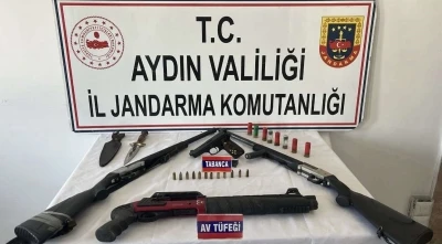 Nazilli&rsquo;de ruhsatsız silah operasyonu

