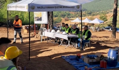 Nazilli Orman İşletme Müdürlüğü’nde üretim tatbikatı yapıldı
