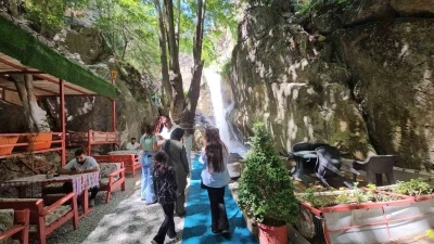 Nehri Şelalesi&rsquo;ne yoğun ilgi
