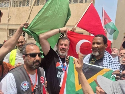 Nelson Mandela&rsquo;nın torunu Nkosi Mandela&rsquo;dan Libya&rsquo;da K&uuml;resel Sumud Kara Filosu&rsquo;na destek
