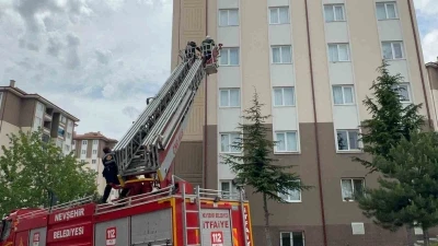 Nevşehir&rsquo;de ocakta unutulan yemek paniğe neden oldu
