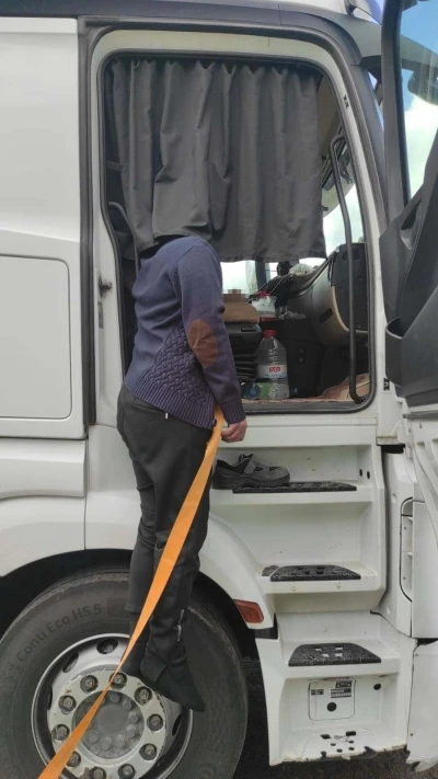Nevşehir&rsquo;de tır şof&ouml;r&uuml; aracının i&ccedil;inde &ouml;l&uuml; bulundu
