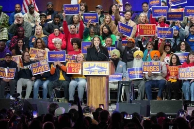 New York’un ilk Müslüman belediye başkanı adayı Mamdani’den &quot;New York Satılık Değil&quot; mitingi
