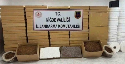 Niğde’de 50 milyon TL’lik kaçak tütün operasyonu
