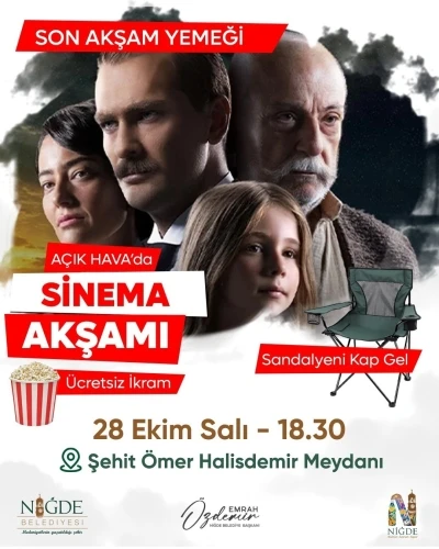 Niğde’de cumhuriyet coşkusu dev ekrana taşınıyor
