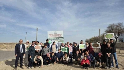 Niğde’de fidanlar toprakla buluştu
