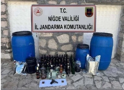 Niğde’de jandarmadan kaçak alkol operasyonu
