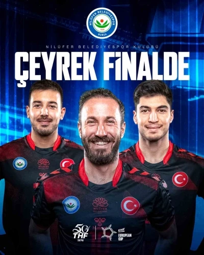Nil&uuml;fer Belediyesi Spor Kul&uuml;b&uuml;, Avrupa Kupası&rsquo;nda &ccedil;eyrek finalde
